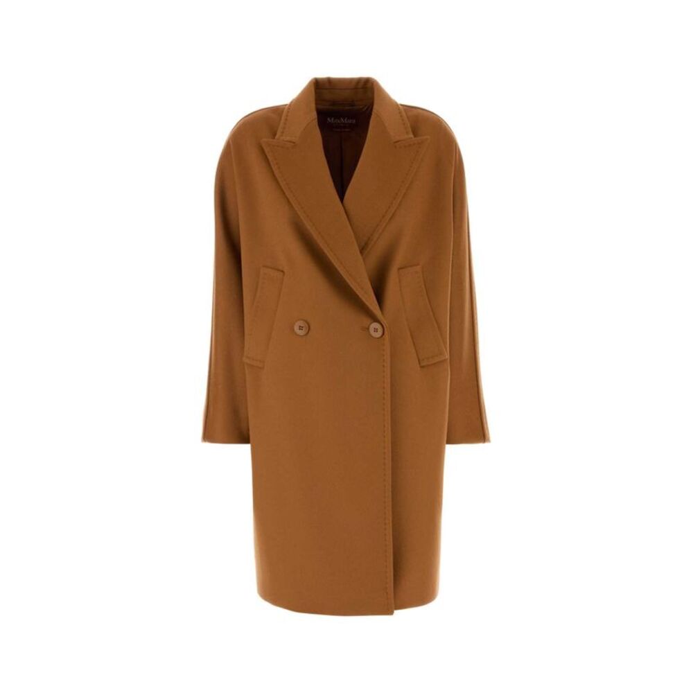Mm Studio Women Orange Wool Mastro Coat